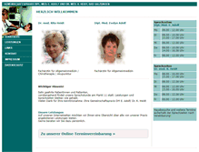 Tablet Screenshot of praxis-heidt.de